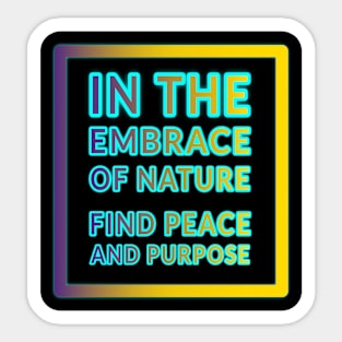 Earth's Voice: Spreading Awareness through Typography for Environmental Causes" Sticker